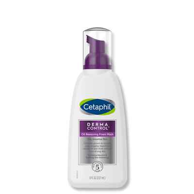 Cetaphil Pro DERMACONTROL Oil Removing Foam Wash, 8oz, Fragrance Free