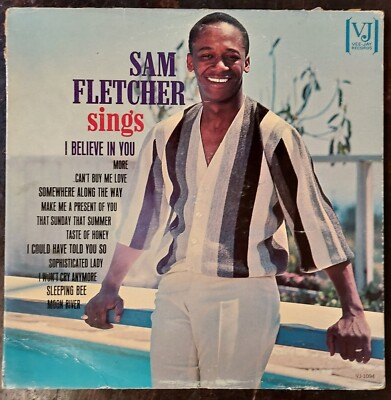 SAM FLETCHER Sings (I Believe In You) 1964 LP Vintage Jazz Vinyl  FREE SHIPPING