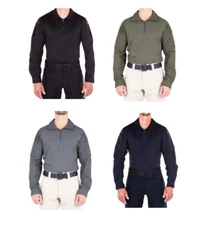 First Tactical Men's Defender Shirt - Elbow Protection - Green+Black+Navy+Grey