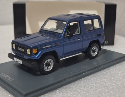 Toyota Land Cruiser 70 Series 1986 Blue 1:43 Neo 43999 VVM 101 (1