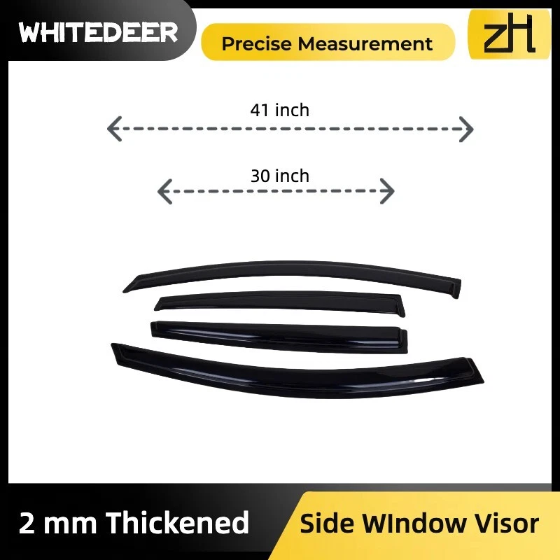 Fits for Ford C-Max 2013-2018 Side Window Visor Sun Rain Deflector Guard Thick - Image 3 of 4