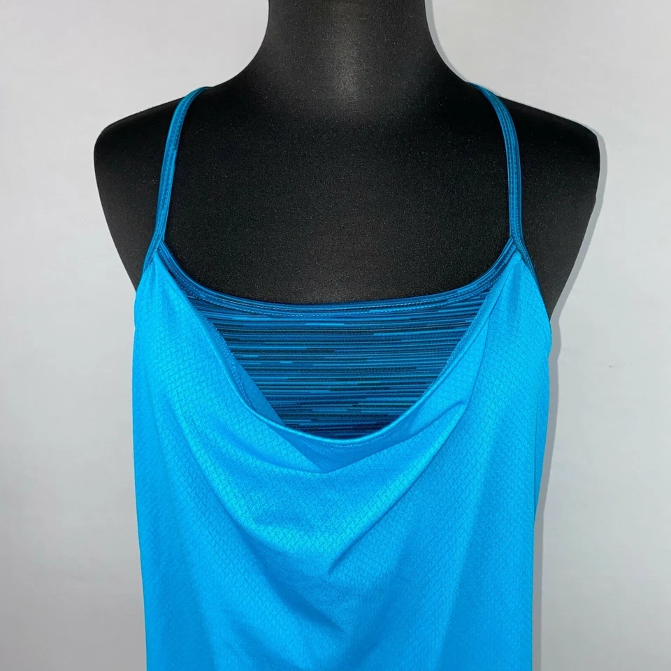 Regata Feminina C9 By Champion Activewear S Azul Preta OT - Imagem 2 de 4