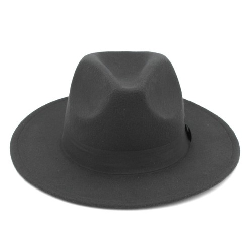 Kids Fedora Hat Panama Hat Church Gangster Cap for Boys Girls with Black Ribbon - Picture 3 of 31