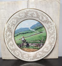 Gorham "Summer Respite" Porcelain 10.75" Norman Rockwell Plate - Made in USA