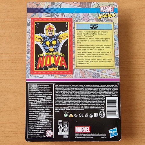 Marvel Legends Retro The Man Called Nova 3.75" Action Figure Hasbro Kenner - Picture 5 of 5