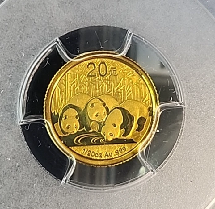 2013 20 Yuam Gold Chinese Panda, China 20Y, PCGS MS-69 FirstStrike - Image 3 of 4