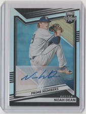 2022 Panini EEE Noah Dean Prime Numbers Auto 55/62    