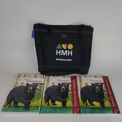 HMH ¡Arriba Las Matemáticas! Grade 6 Complete Teacher's Set With Workbooks & Bag