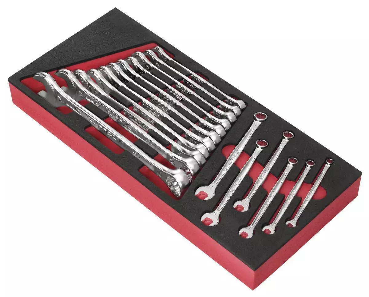 Spanner set in foam deals