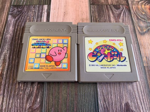 Nintendo Gameboy Games Lot 5 Kirby's Dream Land 1 2 Koro Koro Pinball Block Ball - Picture 8 of 10
