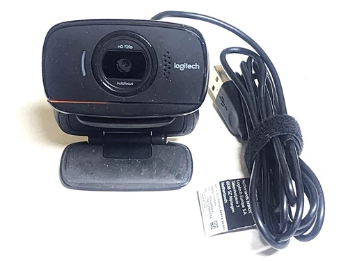 LOGITECH C525 V-U0023 WEBCAM PORTABLE CAMERA 720P HD CLIP STAND ROTATE A3.4
