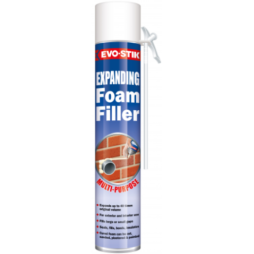 Evo-stik Expanding Foam Filler 750ml Multi Purpose for Many Materials