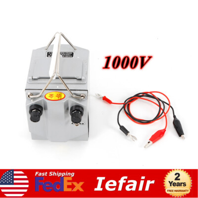 1000MΩ Megger Meter Insulation Resistance Tester Meter Megohmmeter Set 1000V US