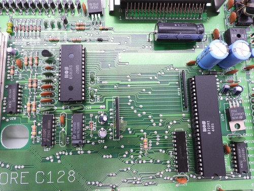 Commodorte 128 Motherboard REV. 7 - Inkl. Chips - TOP ZUSTAND - Bild 21 von 22