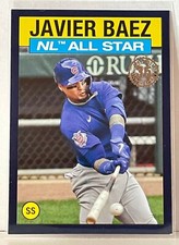 Javier Baez 2021 Topps Series 2 1986 NL All Star 35th Ann. Blue Chicago Cubs