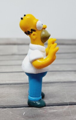 The Simpsons HOMER SIMPSON PVC Figure Toy VTG 1997 2.5