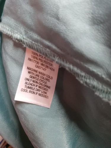 XHILARATION Womens Size XS Teal Button Down Back Round Hem Cutout Front Blouse - Picture 9 of 11