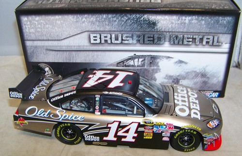 1:24 ACCIÓN 2010 #14 DEPÓSITO DE OFICINA ESPECIAS ANTIGUAS METAL CEPILLADO TONY STEWART 1/412 SHR - Imagen 2 de 6