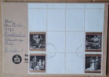 Österreich 1969 ZD aus Kleinbogen Nr. 1294-1301 auf Brief v. Landeck n. Meßkirch