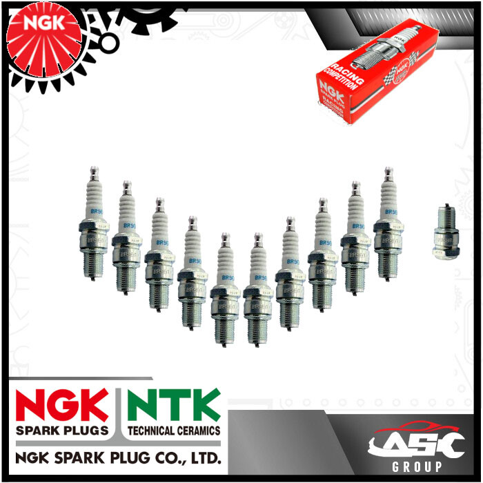 NGK Racing Spark Plug - Stk No: 3230 - Part no: BR9EG - x10