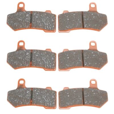 EBC FA409V x3 Semi Sintered Front/Rear Brake V Pads Set of 3 Harley FLH 08-23