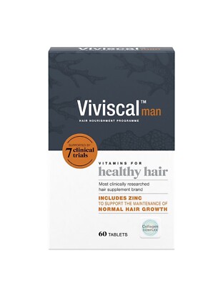 Viviscal Man Gesundes Haar Vitamin Haarwachstum 60 Tabletten