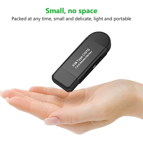 Easy Cards Reader Micro SD Android Flash Drive Smart Memory Card Reader Type C - Picture 10 of 12