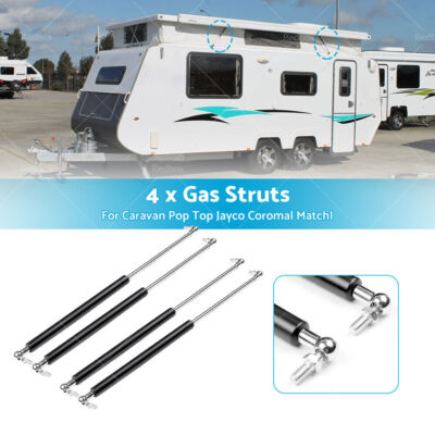 4 x Gas Struts Suitable for Caravan Pop Top 825mm x 330N Jayco Coromal 7645WI