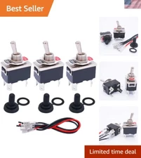 Durable DPST 4 Pin Toggle Switches for Boats - Waterproof and Easy to Install