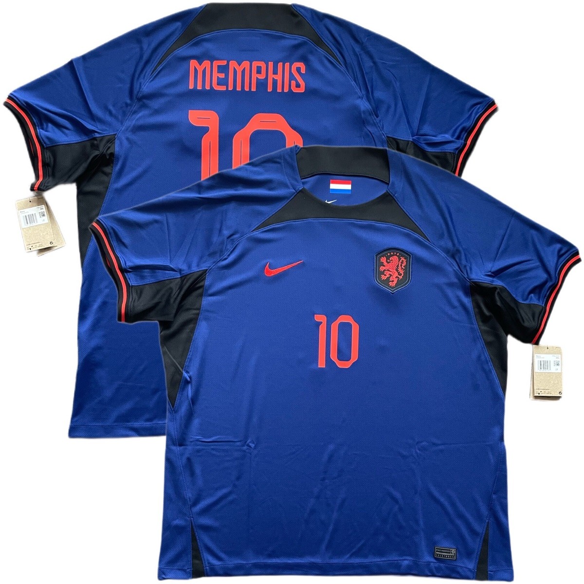 2022/23 Netherlands Away Jersey #10 Memphis Depay 2XL Nike Holland