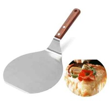 Pizza Shovels with Wood Handle Round Pizza Spatula Cake Baking  Accessories