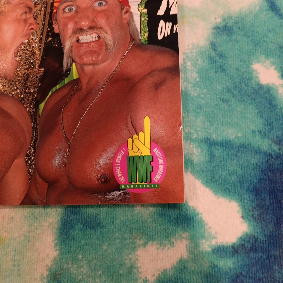 WWF Magazine April 1992 Hulk Hogan, Ric Flair, Macho Man Randy Savage Undertaker - Image 3 of 4