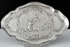 Decorative Antique Sterling Silver Pin Dish, William Comyns, London 1901
