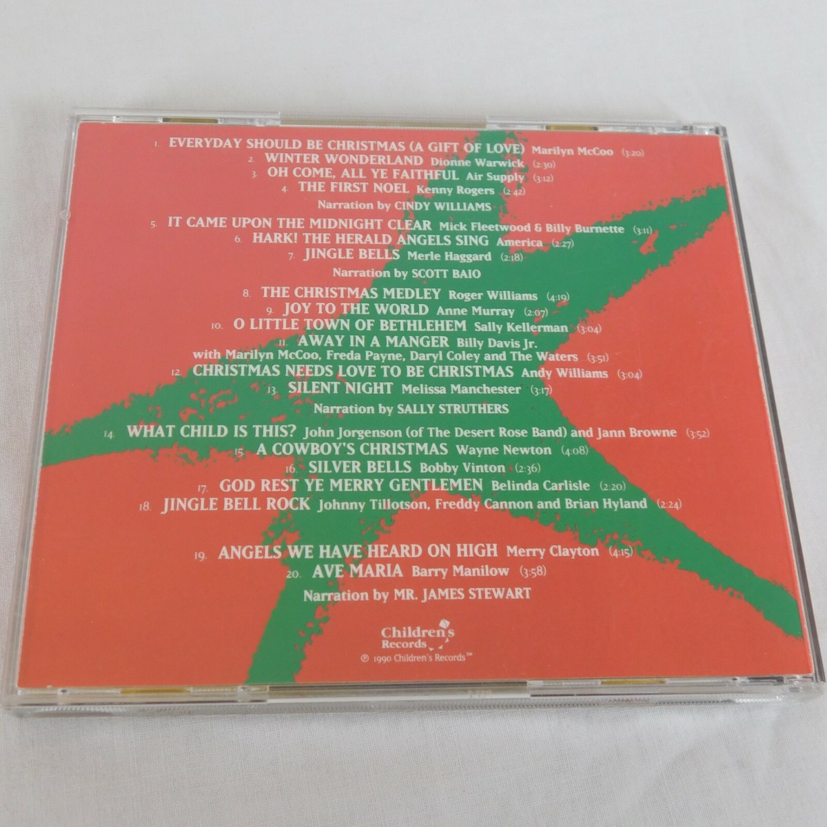 Compilation Christmas Album Gift of Love CD 1990 Children's