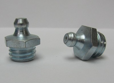 M12 x 1.75mm Straight Metric Grease Zerk Nipple Fitting 1 pc
