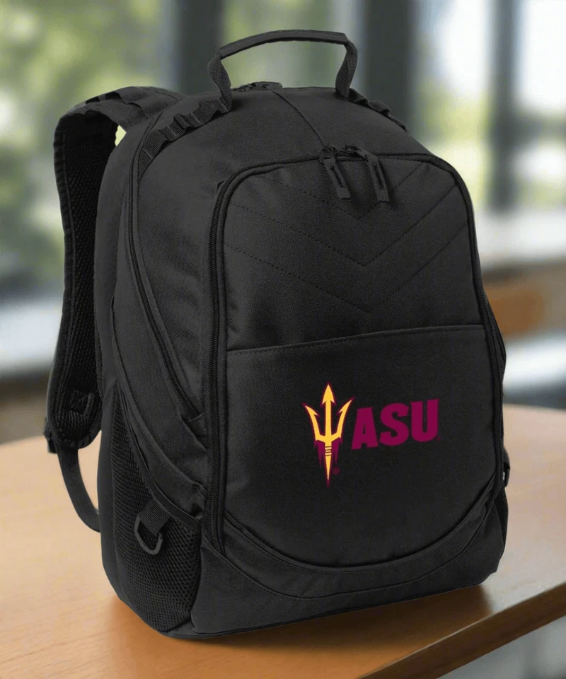 ASU Laptop Backpack – Official Arizona State Sun Devils Bookbag – 17" Laptop Sle - Image 3 of 4