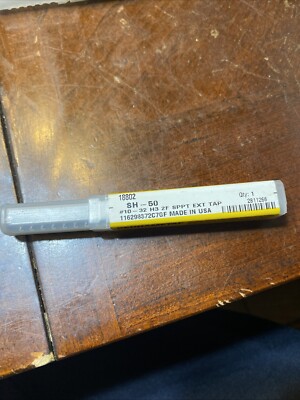 KENNAMETAL 2811266 SH-50 Extension Tap: 10-32, 2 Flutes, H3, Oxide Finish (D2)