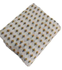 4 Yard Indian Handmade Hand Block Floral Print Cotton Voile Running Craft Fabric