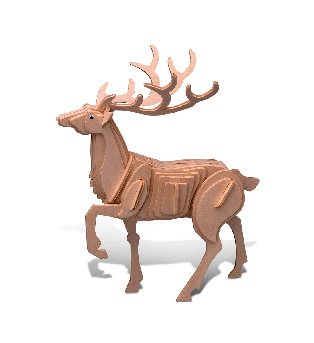 Puzzled 3D Puzzle Deer Wood Craft Construction Model Kit 38