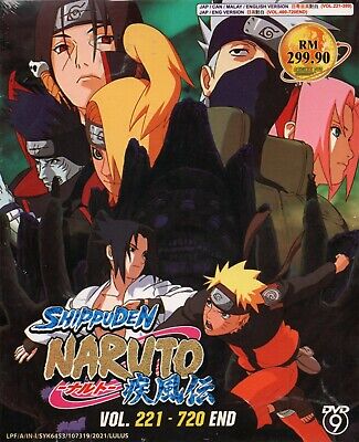 Naruto Shippuden Episodes 113 - 175 Seasons 6 - 8 English Dubbed / Japanese  DVD