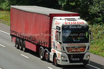 LKW Foto 12x8 - MAN - Fords International - SO16 UHZ