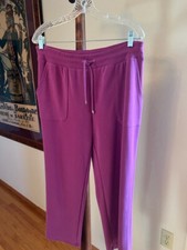 CHICO'S ZENERGY SANDWASHED PANT WILD MULBERRY SIZE 1 NWT