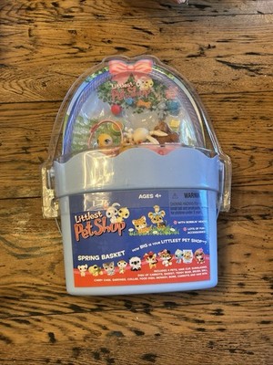 Littlest Pet Shop Blue Spring Basket ~ Brand NEW 
