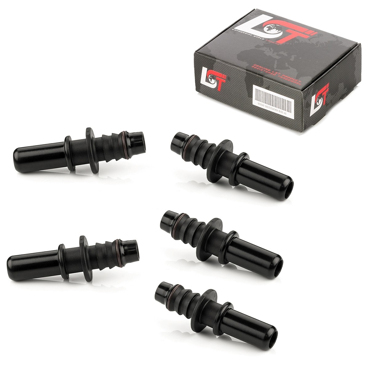 5x counterpart quick coupling straight fuel line 11.8 x 10 mm for VW LUPO