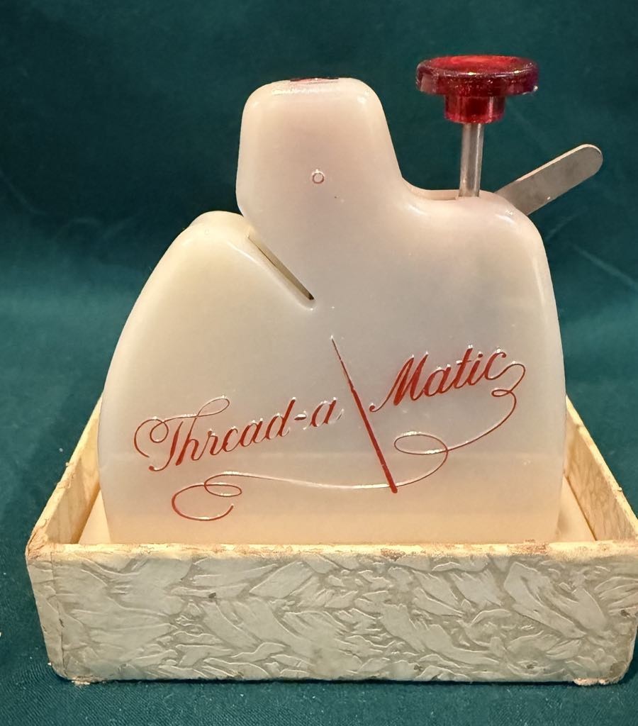 Vintage Thread-a-Matic Model 72 Jewel Needle Threader with Original Box