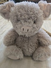 Jellycat Pudge Piglet - Beige Pink Pig Plush 8.5in Stuffed Animal - Retired