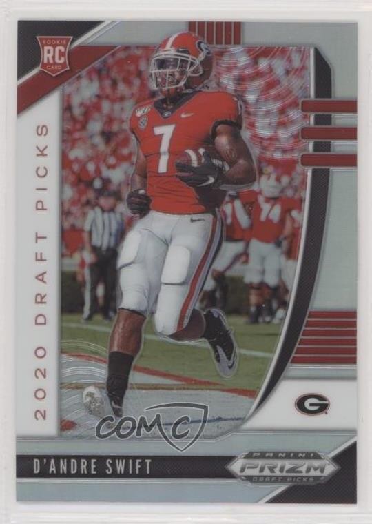 2020 Panini Prizm Draft Picks Rookies Silver D'Andre Swift #120 4z8