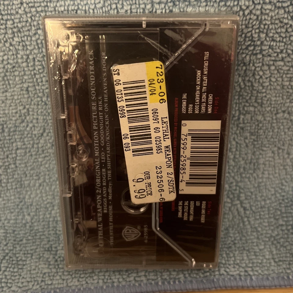 Lethal Weapon 2 Cassette Original Motion Picture Soundtrack 1989 Sealed New - Image 2 of 4