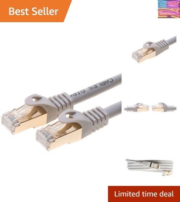 100FT S/FTP Copper Network Ethernet Patch Cable, Internet Wire, Compatible wi...