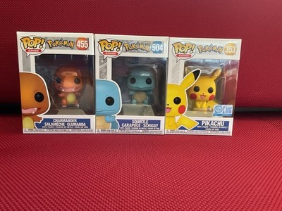 Funko Pop! Games - Pokémon Venylfiguren ,drei Stück